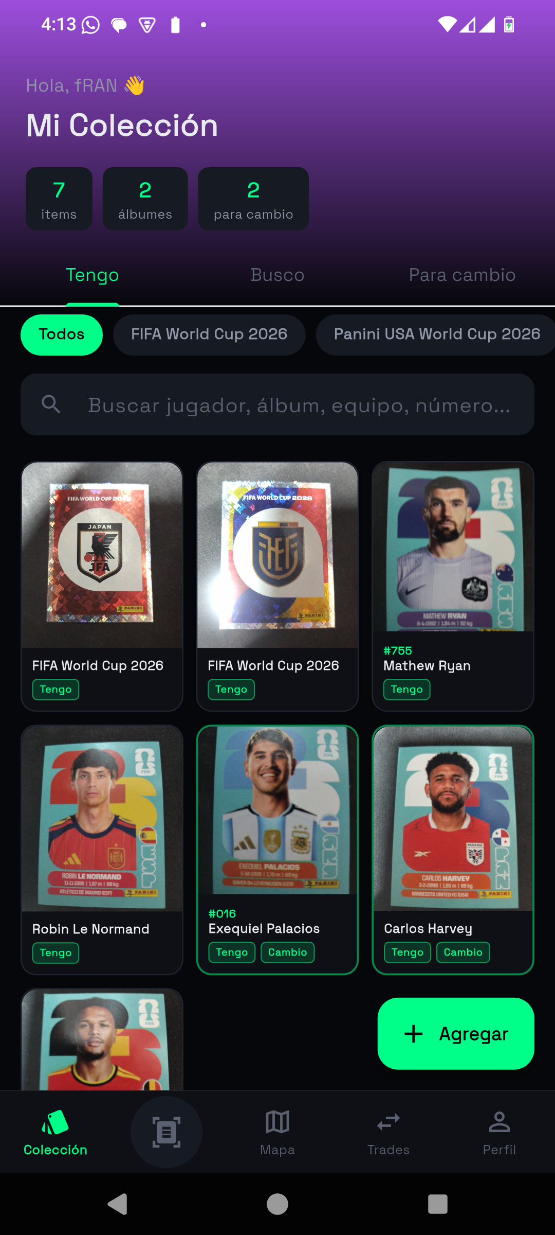 FiguDex app — pantalla de colección